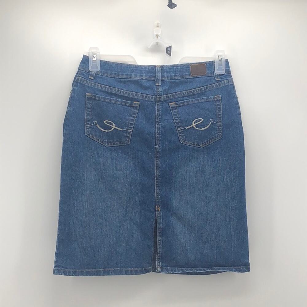 US Polo Assn denim pencil skirt Y2K casual everyday date Night girls night sz 7
